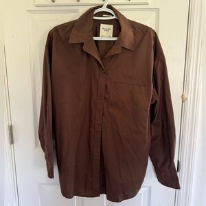 Abercrombie Oversized Button Down Shirt